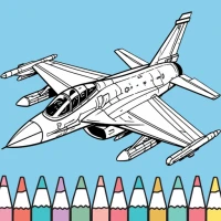 Fighter Jet Coloring Book