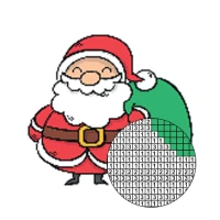 Christmas Pixel Art Color Book