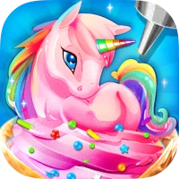 Rainbow Unicorn Ice Cream Food